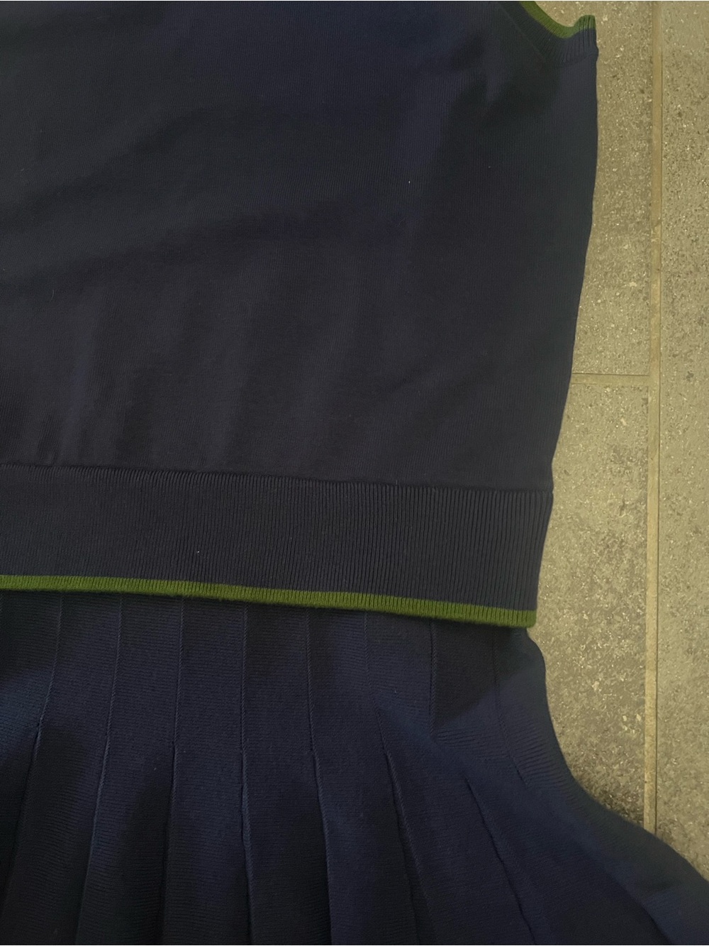 REFORMATION
Blair Sweater Dress. Navy, Grass. Size M. NWOT - Picture 9 of 14